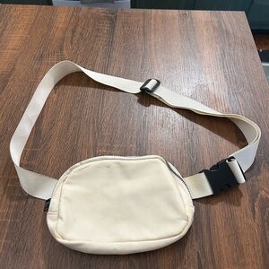 Cream Belt Bag